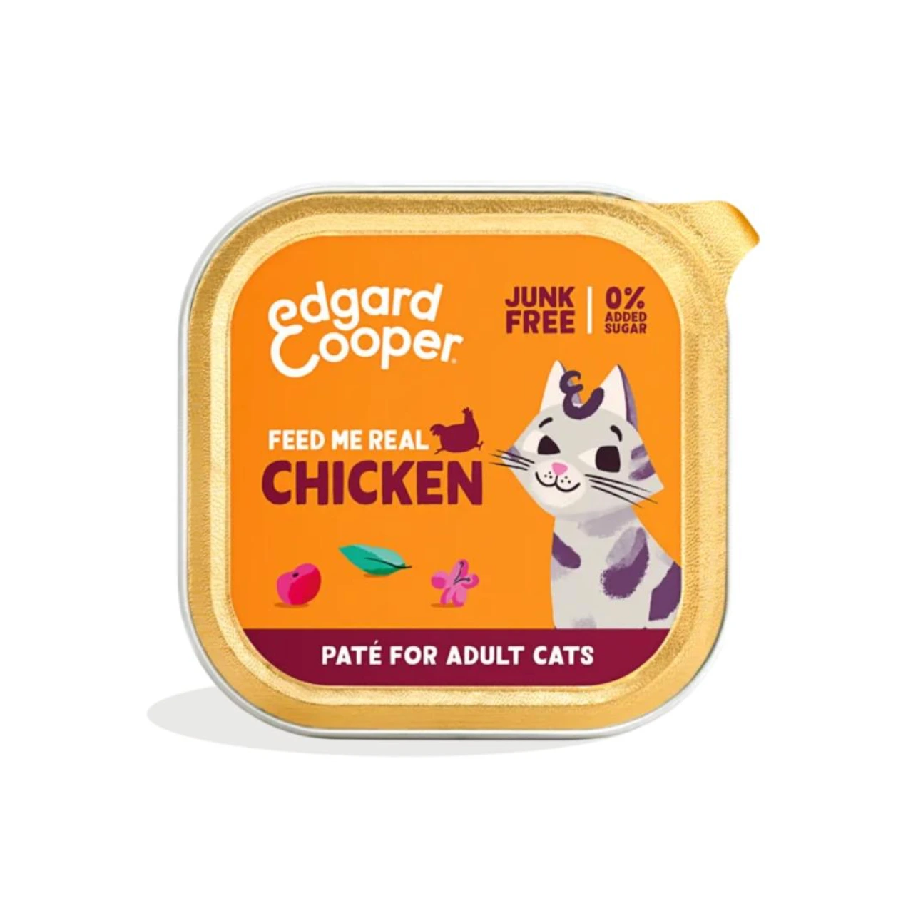 Edgard & Cooper pate til kat kylling 85 g